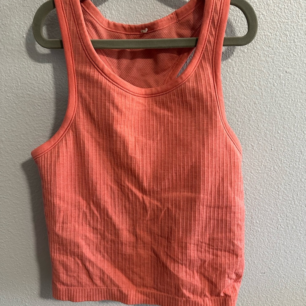 Lululemon Ebb to Street Cropped Racerback Tank Top